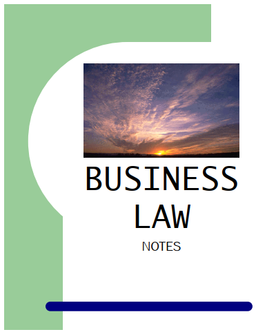 BUSINESS LAW NOTES