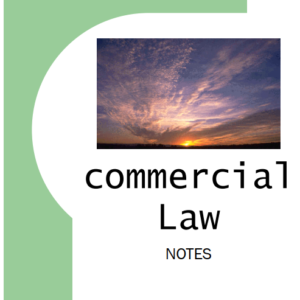Commercial Law notes pdf