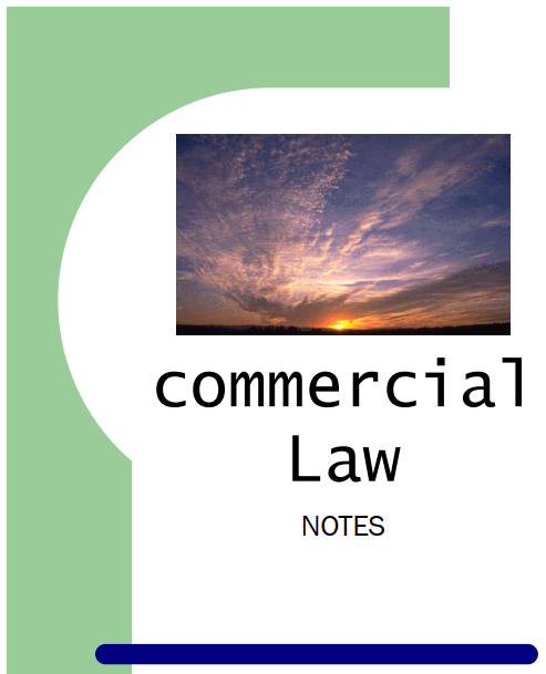 Commercial Law notes pdf