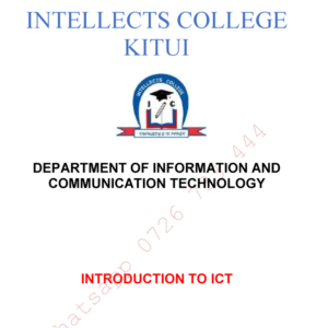 Introduction to ICT and Ethics