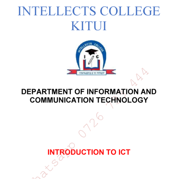 Introduction to ICT and Ethics