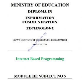 Internet Based Programming (IBP) pdf KNEC notes - Pdf Ebooks