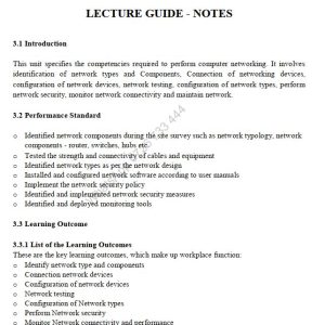 Perform computer Networking Pdf notes