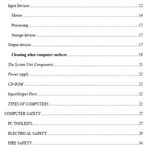 Computer Support and Maintenance Pdf notes KNEC