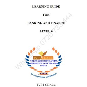 Banking and Finance Level 6