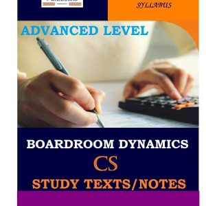 Boardroom Dynamics Pdf study notes