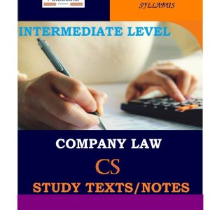 CS Company Law Pdf study notes