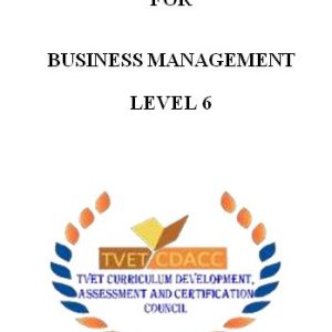 CBET Business Management Level 6 TVET CDACC