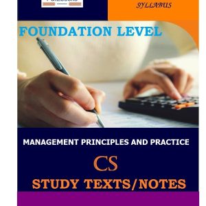 Management Principles and Practice Pdf Study notes