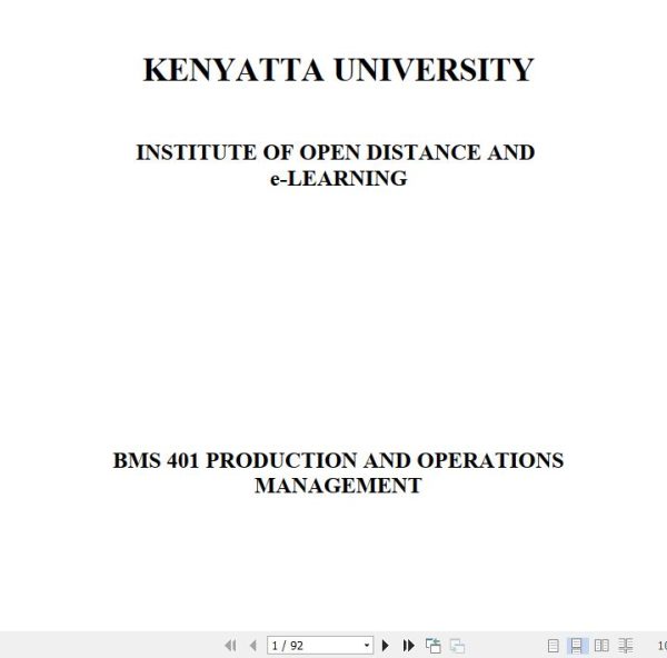 BMS 401 Production & Operations_Management