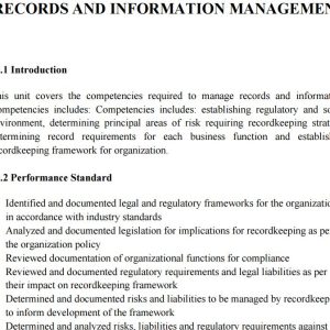 Records and Information Management System