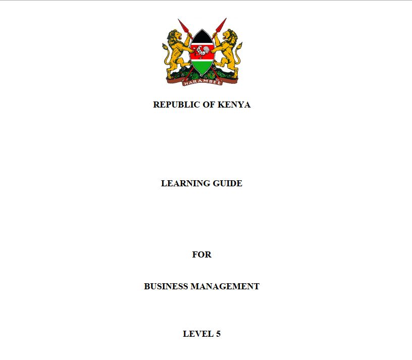 Business Management Level 5 notes