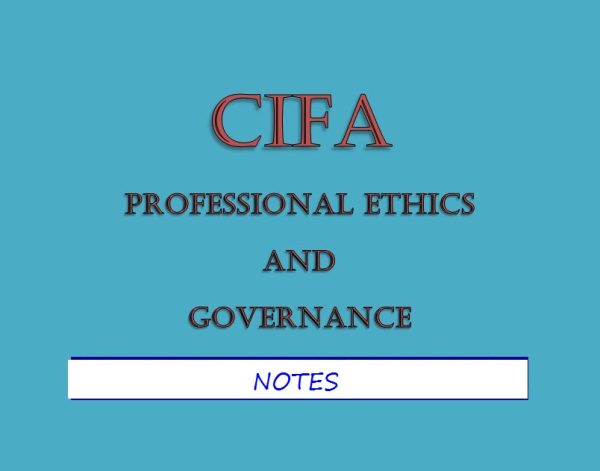 Professional Ethics and Governance PDF NOTES