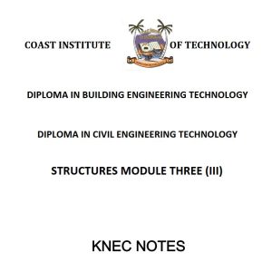 Structures III KNEC Pdf notes