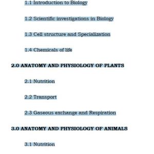 Grade 10 Biology Notes Term 1, 2 and 3