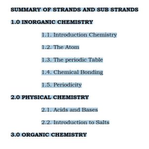 Grade 10 Chemistry notes Term 1, 2 and 3