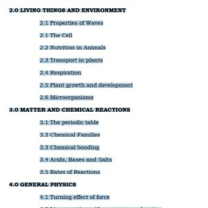 Grade 10 General Science notes Term 1, 2 and 3
