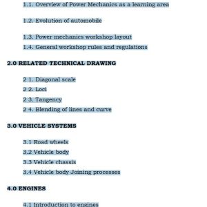 Grade 10 Power Mechanics notes Term 1, 2 and 3