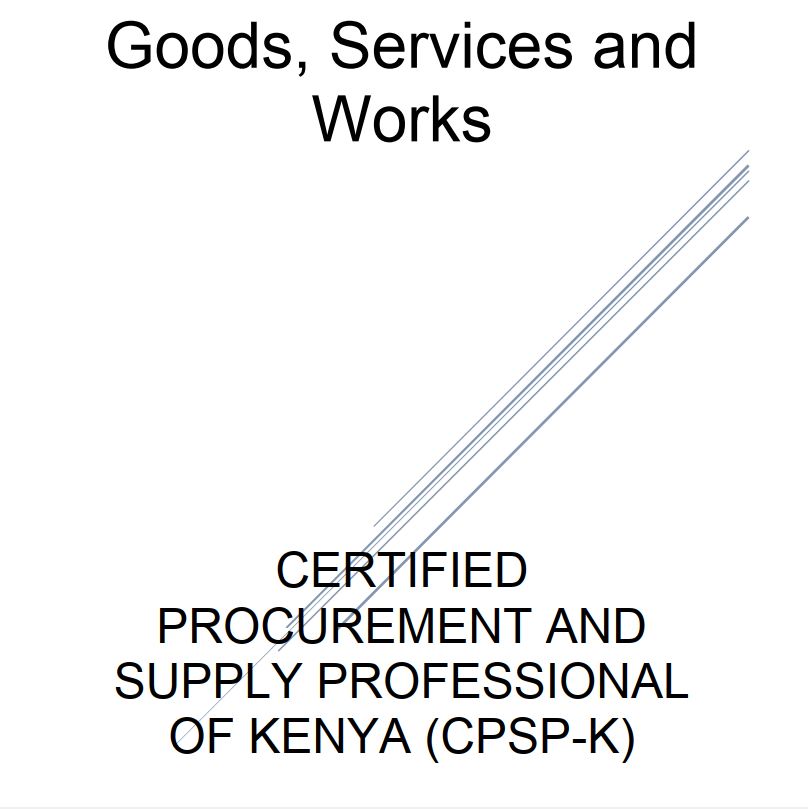 Procurement of Goods, Services & Works-CPSP